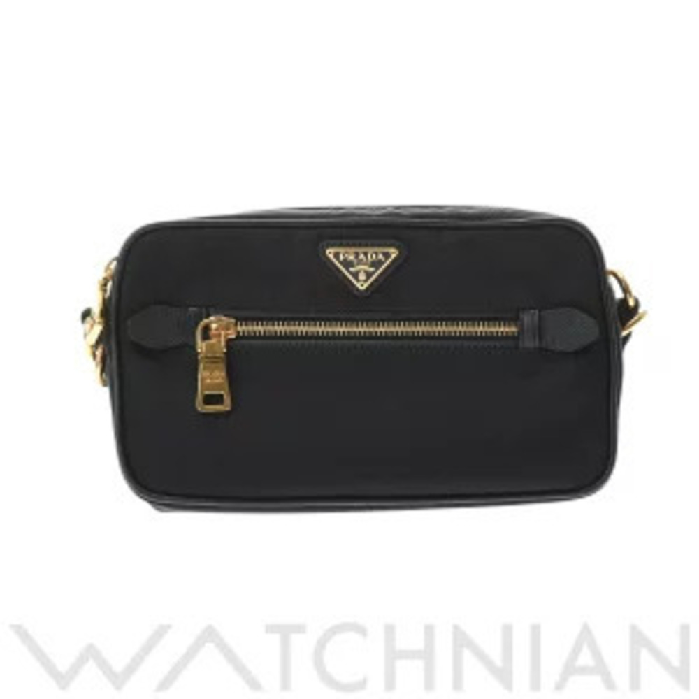 Prada Black Saffiano Leather Shoulder Bag